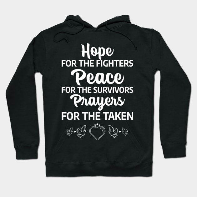 Cancer awareness - World Cancer Day Hoodie by New York Designs